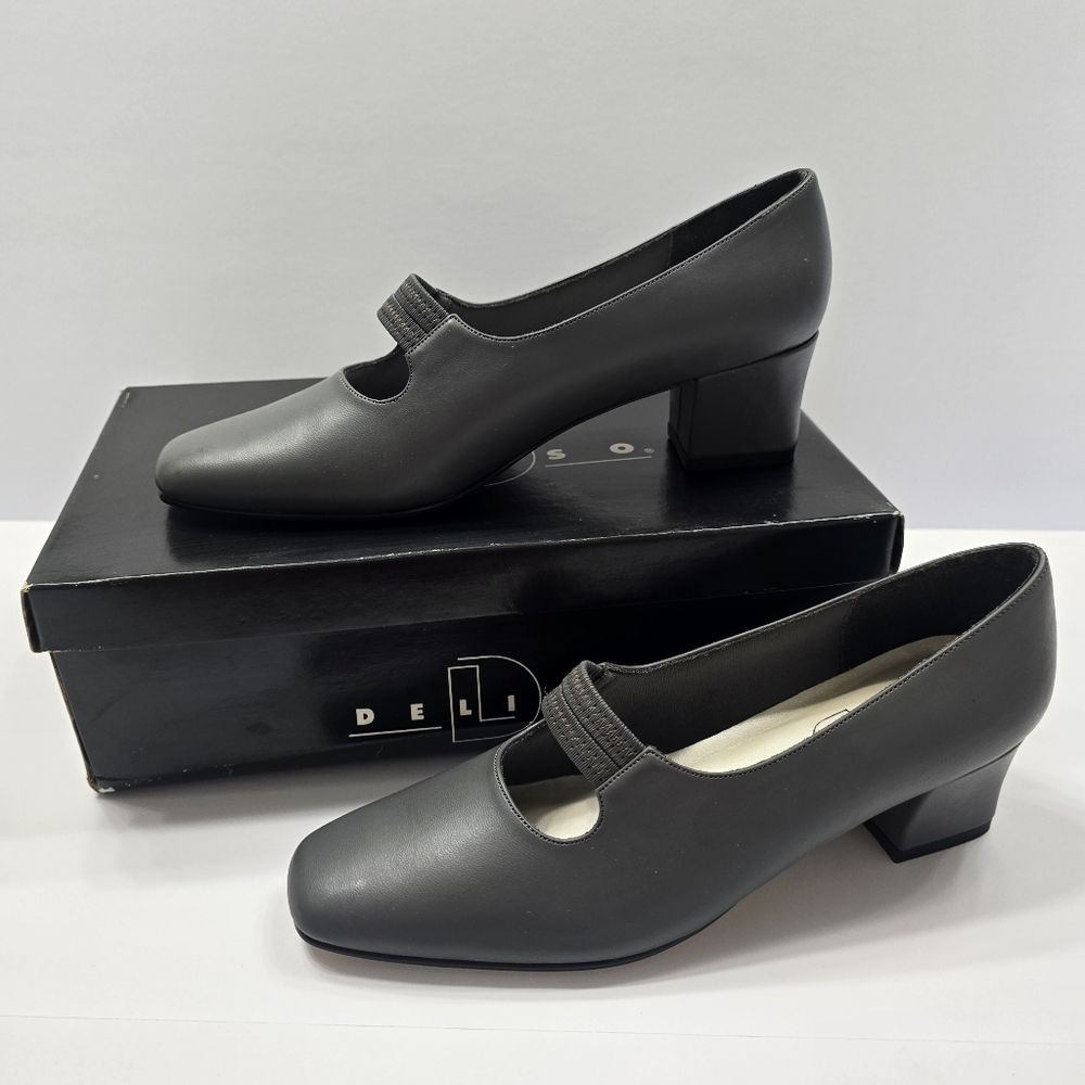 Deliso Vintage Heels‎ 0091-WP-Joyful 7.5M Brand New